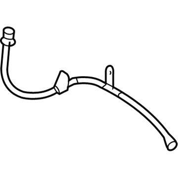 Hyundai 58732-4D000 Front Brake Hose Right Hand 58732-4D000 Hyundai Front Brake Hose Right Hand Illustration 1 of 1