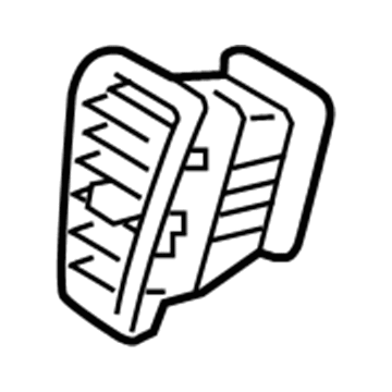 97410-F3500-SSH Hyundai Duct Assembly-Ctr Air Vent,LH Illustration 1 of 1