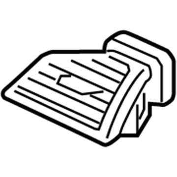 97490-F3500-SSH Hyundai Side Air Vent Duct Assembly Right Hand Illustration 1 of 1