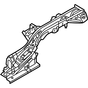 Hyundai 65710-G3000 Rear Floor Side Member Assembly Left Hand 65710-G3000 Hyundai Rear Floor Side Member Assembly Left Hand Illustration 1 of 1