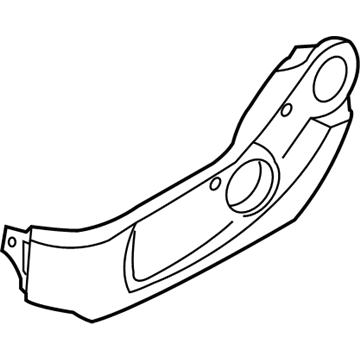 Hyundai 88010-2B000-J4 Cover-RECLINER Front Seat Outer LH 88010-2B000-J4 Hyundai Cover-RECLINER Front Seat Outer LH Illustration 1 of 1