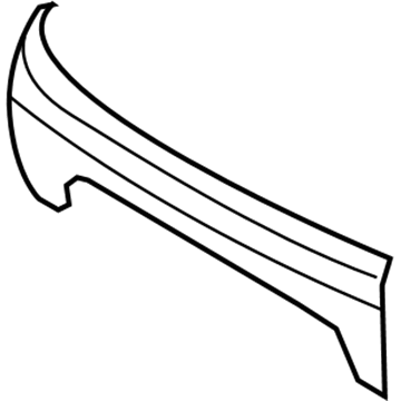 88050-0W000-WK Hyundai Front Seat Shield Cover Left Hand Illustration 1 of 1