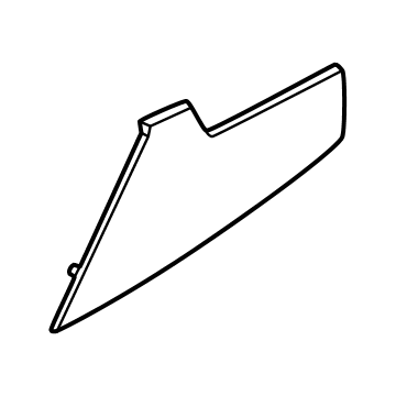 Hyundai 84615-R6000-NNB Console Side Cover Right Hand 84615-R6000-NNB Hyundai Console Side Cover Right Hand Illustration 1 of 1