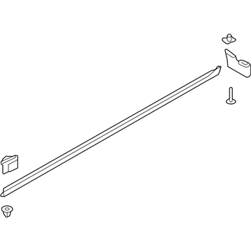 87751-B8000-CA Hyundai Side Sill Moulding Assembly Left Hand Illustration 1 of 1
