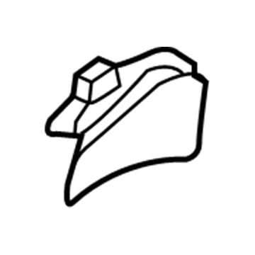 Hyundai 83496-2W000 Adapter-RR Dr Latch,RH 83496-2W000 Hyundai Adapter-RR Dr Latch,RH Illustration 1 of 1