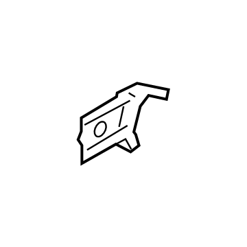 Hyundai 83472-P6000 RETAINER-RR DR LATCH LH 83472-P6000 Hyundai RETAINER-RR DR LATCH LH Illustration 1 of 1