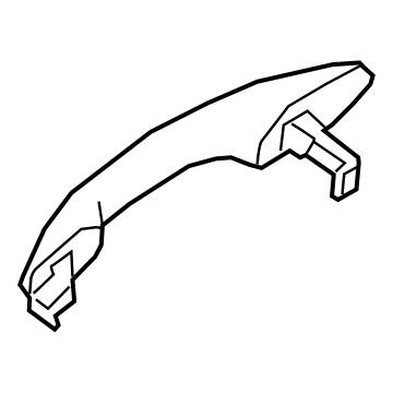 2024 Hyundai Santa Fe Hybrid Door Handle - 83661-R6000