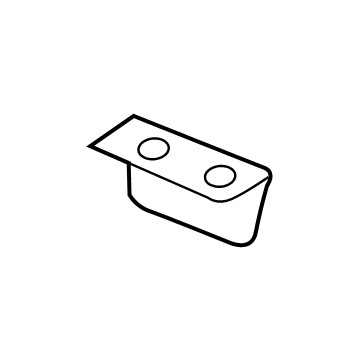 Hyundai 86828-BE000 DEFLECTOR ASSY-SIDE,RH 86828-BE000 Hyundai DEFLECTOR ASSY-SIDE,RH Illustration 1 of 1