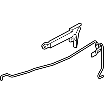 2000 Hyundai Accent Door Latch Cable - 81380-25200