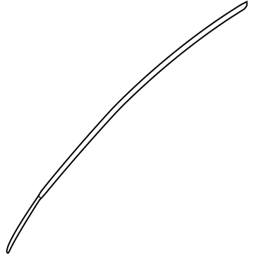86362-3S000 Hyundai Front Door Frame Black Tape Upper Illustration 1 of 1