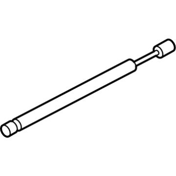 Hyundai 81241-L1600 LIFTER-TRUNK LID 81241-L1600 Hyundai LIFTER-TRUNK LID Illustration 1 of 1