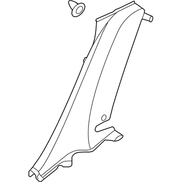 85890-G3000-TRY Hyundai Rear Wheel House Trim Assembly Left Hand Illustration 1 of 1