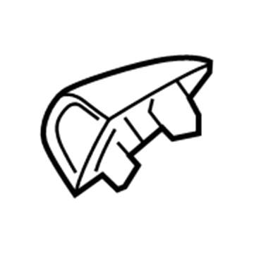 83662-C1000 Hyundai Front Door Outside Handle Cover Right Hand Illustration 1 of 1