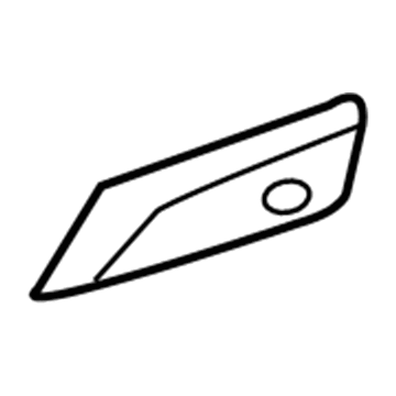 86622-4D000 Hyundai Bracket Assembly-Rear Bumper Lip,RH Illustration 1 of 1