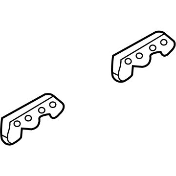 Hyundai 85333-4D000 Bracket-Assist Handle Mounting Rear,LH 85333-4D000 Hyundai Bracket-Assist Handle Mounting Rear,LH Illustration 1 of 1