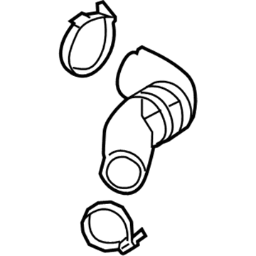Hyundai 28261-2B720 Hose-INTERCOOLER Outlet 28261-2B720 Hyundai Hose-INTERCOOLER Outlet Illustration 1 of 1