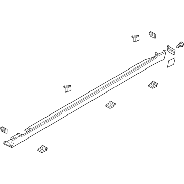 Hyundai 87751-D2000 Side Sill Moulding Assembly Left Hand 87751-D2000 Hyundai Side Sill Moulding Assembly Left Hand Illustration 1 of 1