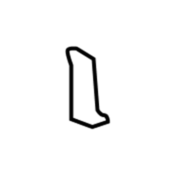Hyundai 86635-E6000 Bracket-Rear Bumper,Lower 86635-E6000 Hyundai Bracket-Rear Bumper,Lower Illustration 1 of 1