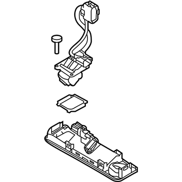 95760-C1000 Hyundai Back View Camera Assembly Illustration 1 of 1
