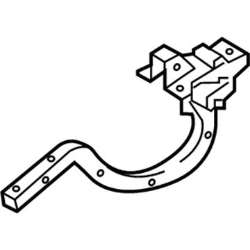 Hyundai 79210-C2500 Trunk Lid Hinge Assembly Left Hand 79210-C2500 Hyundai Trunk Lid Hinge Assembly Left Hand Illustration 1 of 1