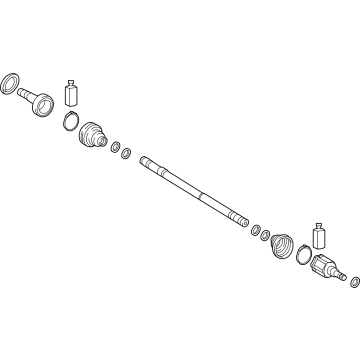2024 Hyundai Kona Axle Shaft - 49600-BE000