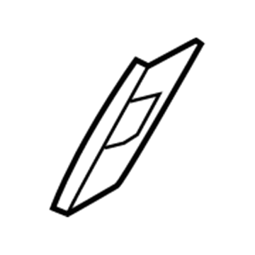 85833-3M100-TX Hyundai Height Adjuster Cover Assembly Left Hand Illustration 1 of 1