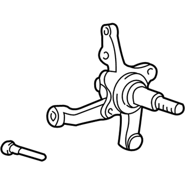 52760-22000 Hyundai Rear Axle Carrier Assembly Right Hand Illustration 1 of 1