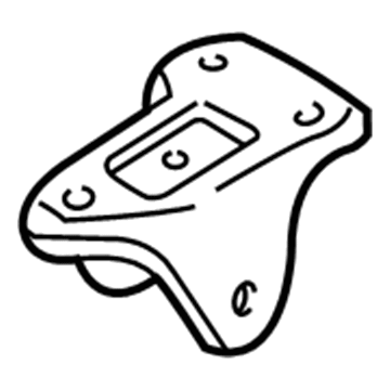 55131-25000 Hyundai Bracket-Trailing Arm Mounting Illustration 1 of 1