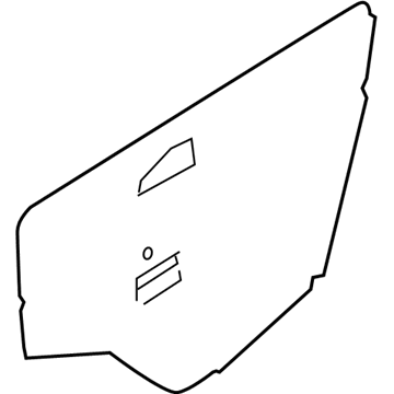 82391-1E000 Hyundai Front Door Trim Seal Left Hand Illustration 1 of 1