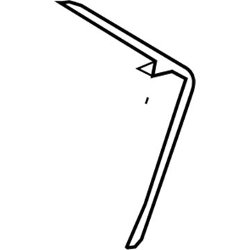 Hyundai 89354-2B000 Cover-2ND Back Anti Noise,LH 89354-2B000 Hyundai Cover-2ND Back Anti Noise,LH Illustration 1 of 1