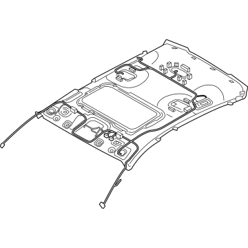 85410-D2501-NBD Hyundai Headliner Assembly Illustration 1 of 1