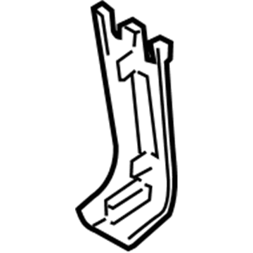 Hyundai 97171-B1000 Heater Core Cover 97171-B1000 Hyundai Heater Core Cover Illustration 1 of 1