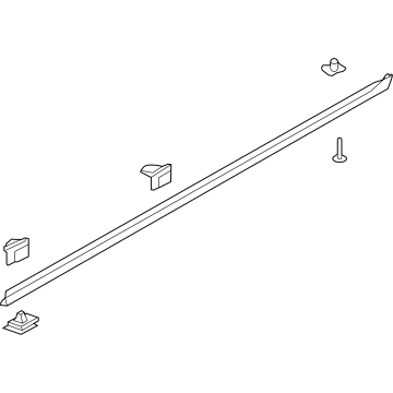 Hyundai 87751-R6000-CA Side Sill Moulding Assembly Left Hand 87751-R6000-CA Hyundai Side Sill Moulding Assembly Left Hand Illustration 1 of 1