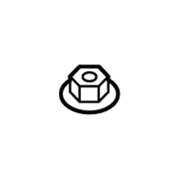 Hyundai 51759-F6000 Flange Nut-Self Locking 51759-F6000 Hyundai Flange Nut-Self Locking Illustration 1 of 1
