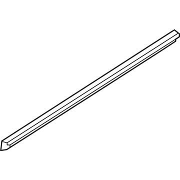 Hyundai 82231-D3000 Front Door Belt Weatherstrip Inside Left Hand 82231-D3000 Hyundai Front Door Belt Weatherstrip Inside Left Hand Illustration 1 of 1