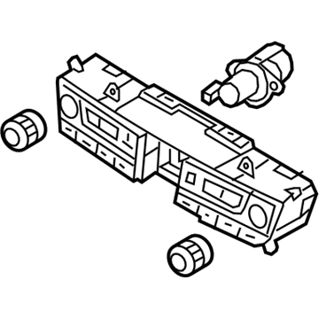 2014 Hyundai Genesis A/C Switch - 97250-B1120-4X