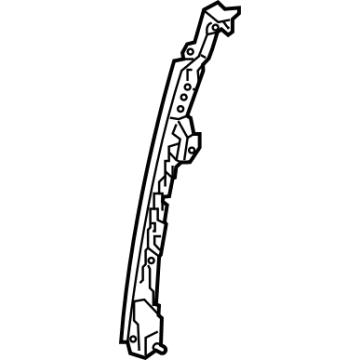 Hyundai 83550-CW000 Channel Assembly-Rear Door Rear,LH 83550-CW000 Hyundai Channel Assembly-Rear Door Rear,LH Illustration 1 of 1