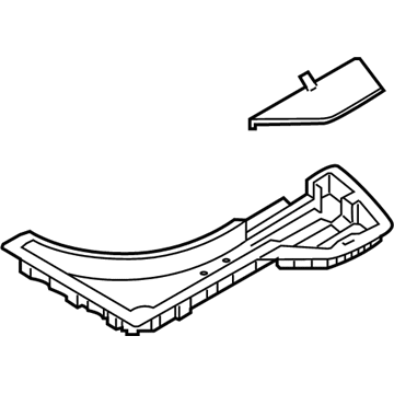 85755-G2100-T9Y Hyundai Tray-Lugg Side,LH Illustration 1 of 1
