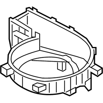 97112-G3000 Hyundai Blower Case Lower Illustration 1 of 1