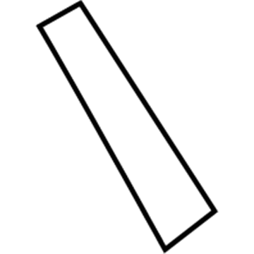 86383-G3000 Hyundai Black Tape-Rear Door Frame Rear,LH Illustration 1 of 1
