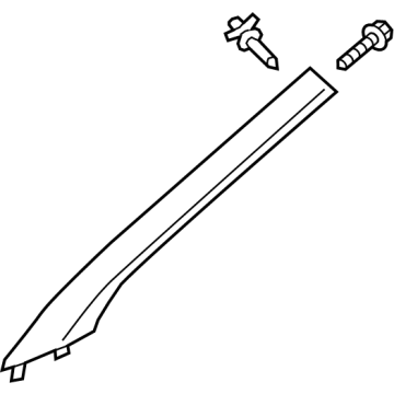 Hyundai 85810-BE001-YPK Front Pillar Trim Assembly Left Hand 85810-BE001-YPK Hyundai Front Pillar Trim Assembly Left Hand Illustration 1 of 1