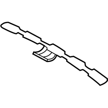 67139-4D500 Hyundai Rail Assembly-Roof Center, No.3 Illustration 1 of 1