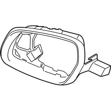 Hyundai 87625-K2000 Outside Rear View Mirror Housing Cover 87625-K2000 Hyundai Outside Rear View Mirror Housing Cover Illustration 1 of 1