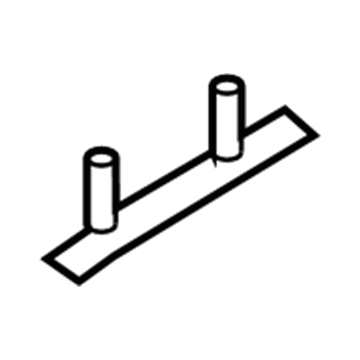 67326-2E000 Hyundai Bracket Assembly-Roof Rack Mounting,Rear Illustration 1 of 1