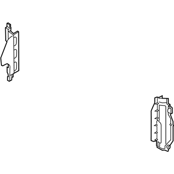 29136-4R000 Hyundai Air Guard Left Illustration 1 of 1