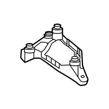 97703-GI000 Hyundai BRACKET-COMPRESSOR MTG Illustration 1 of 1