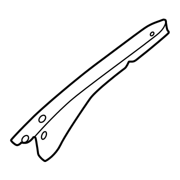 84169-CW000 Hyundai Cover-Fender Apron UPR,RH Illustration 1 of 1