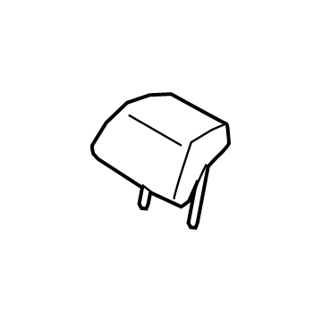 Hyundai 89700-BE000-S2N Rear Seat Headrest Assembly 89700-BE000-S2N Hyundai Rear Seat Headrest Assembly Illustration 1 of 1