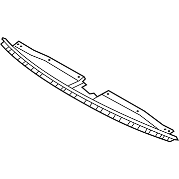86362-G3000 Hyundai Cover-Radiator Grille,Upper Illustration 1 of 1
