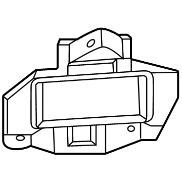 Hyundai 865M8-PI000 HOLDER-ULTRA WIDEBAND UNIT,LH 865M8-PI000 Hyundai HOLDER-ULTRA WIDEBAND UNIT,LH Illustration 1 of 1
